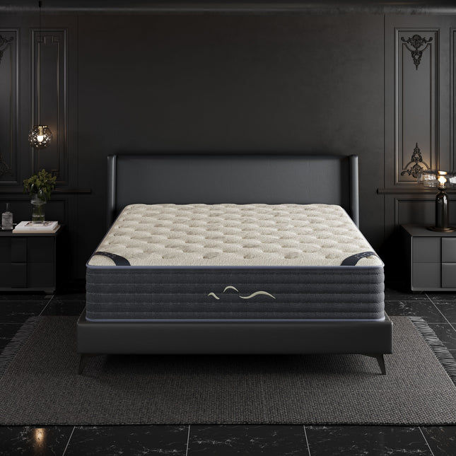 TWIN Medium Hybrid Gel Memory Foam 12 in. with Breathable and Bamboo Charcoal Cooling Layers Mattress